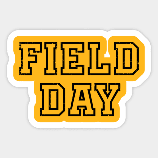 Field Day 2022 For school teachers kids and family yellow Sticker